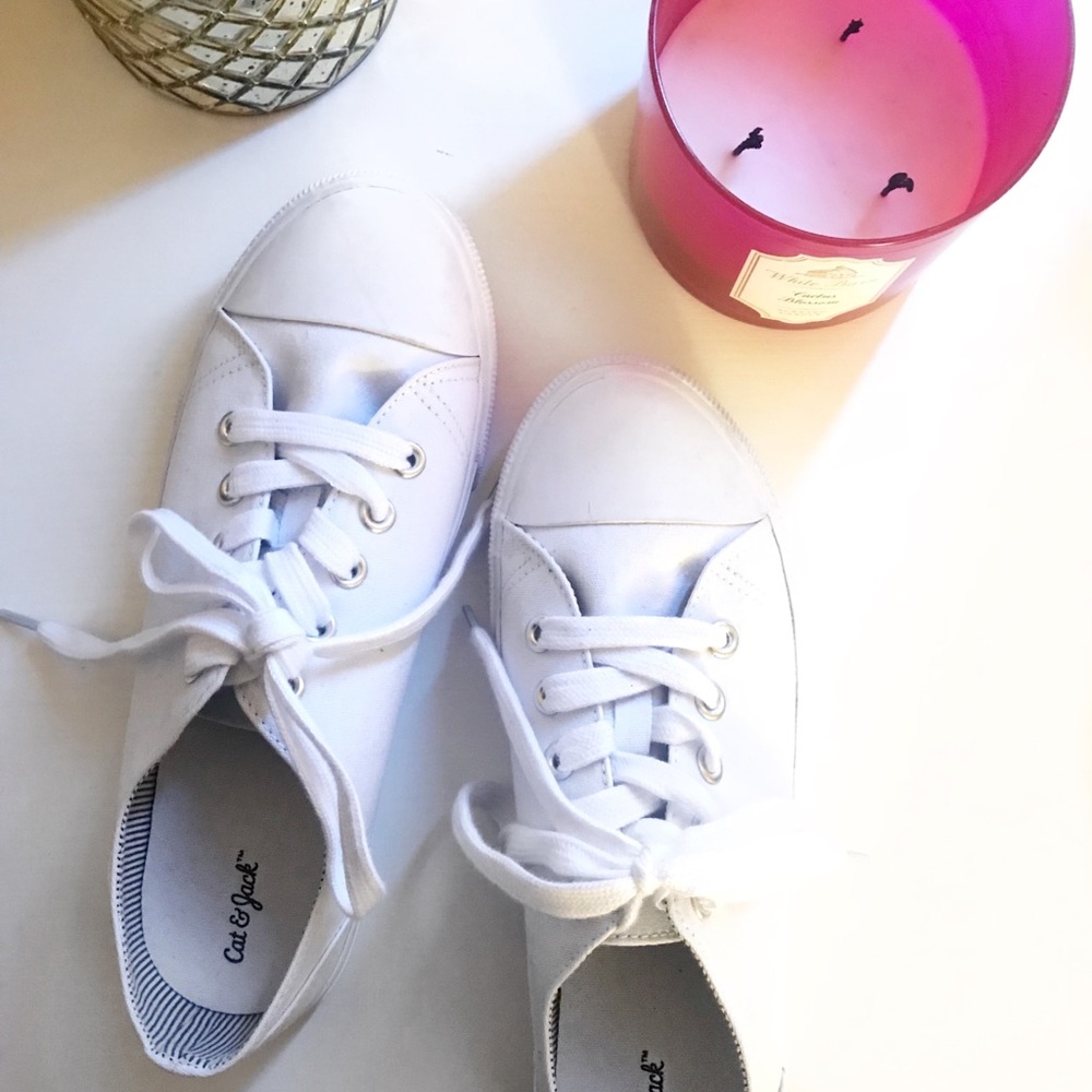 White sneakers